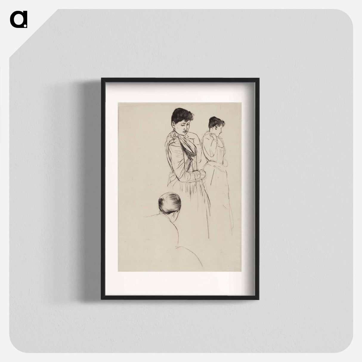 アートポスター-The Fitting - メアリー カサット Poster.