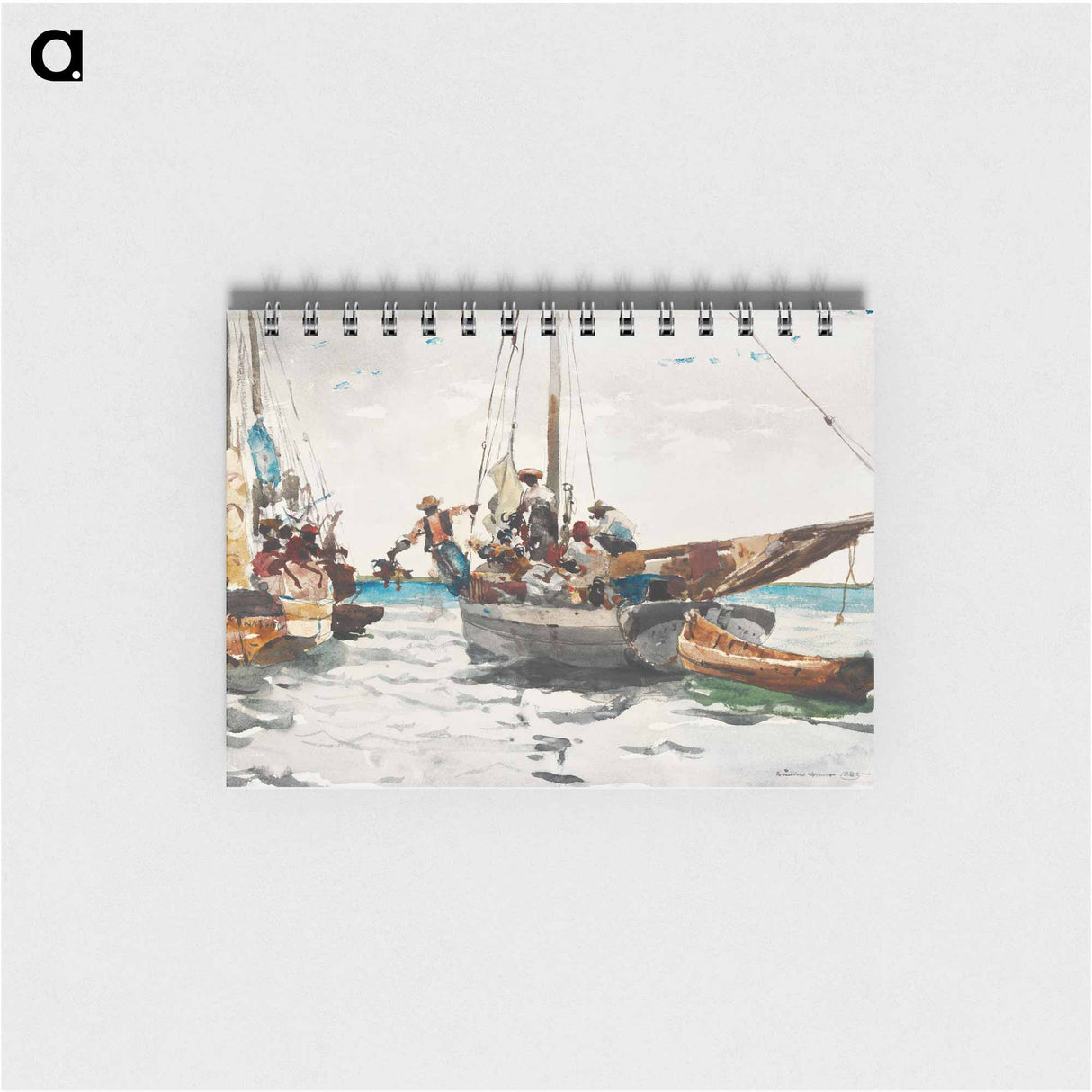 Market Scene, Nassau - ウィンスロー ホーマー Memo.