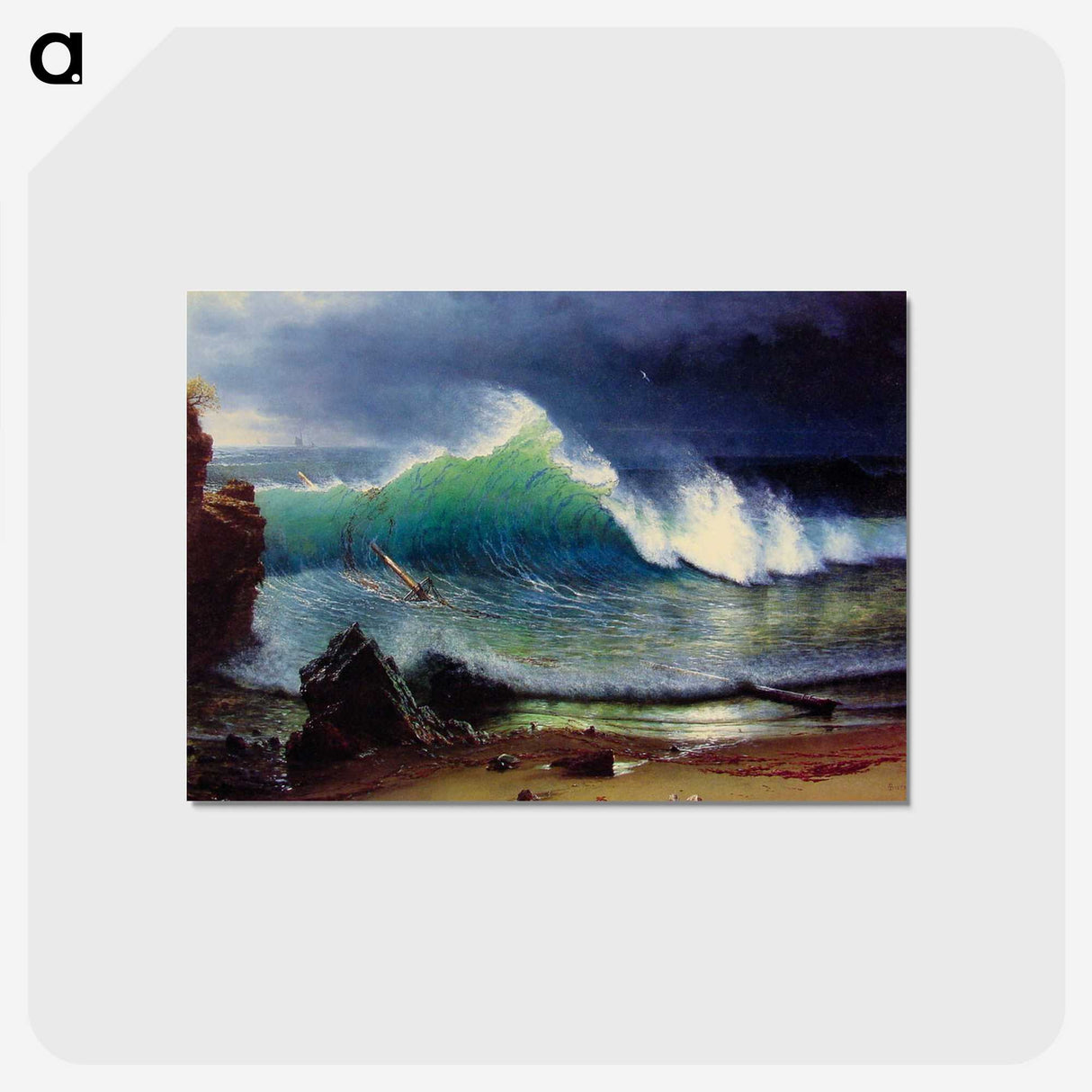 2-72_Albert-Bierstadt_postcard