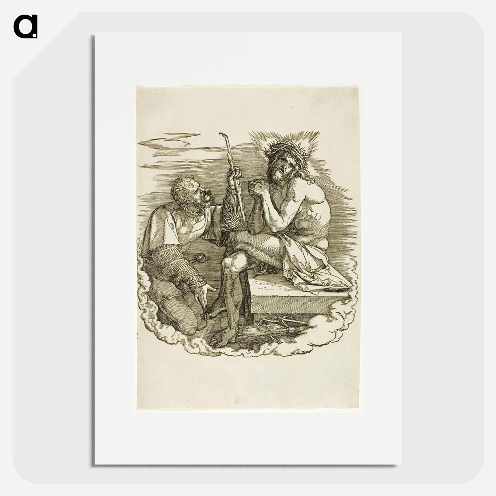 Christ, Man of Sorrows, Mocked by a Soldier - アルブレヒト デューラー Poster.