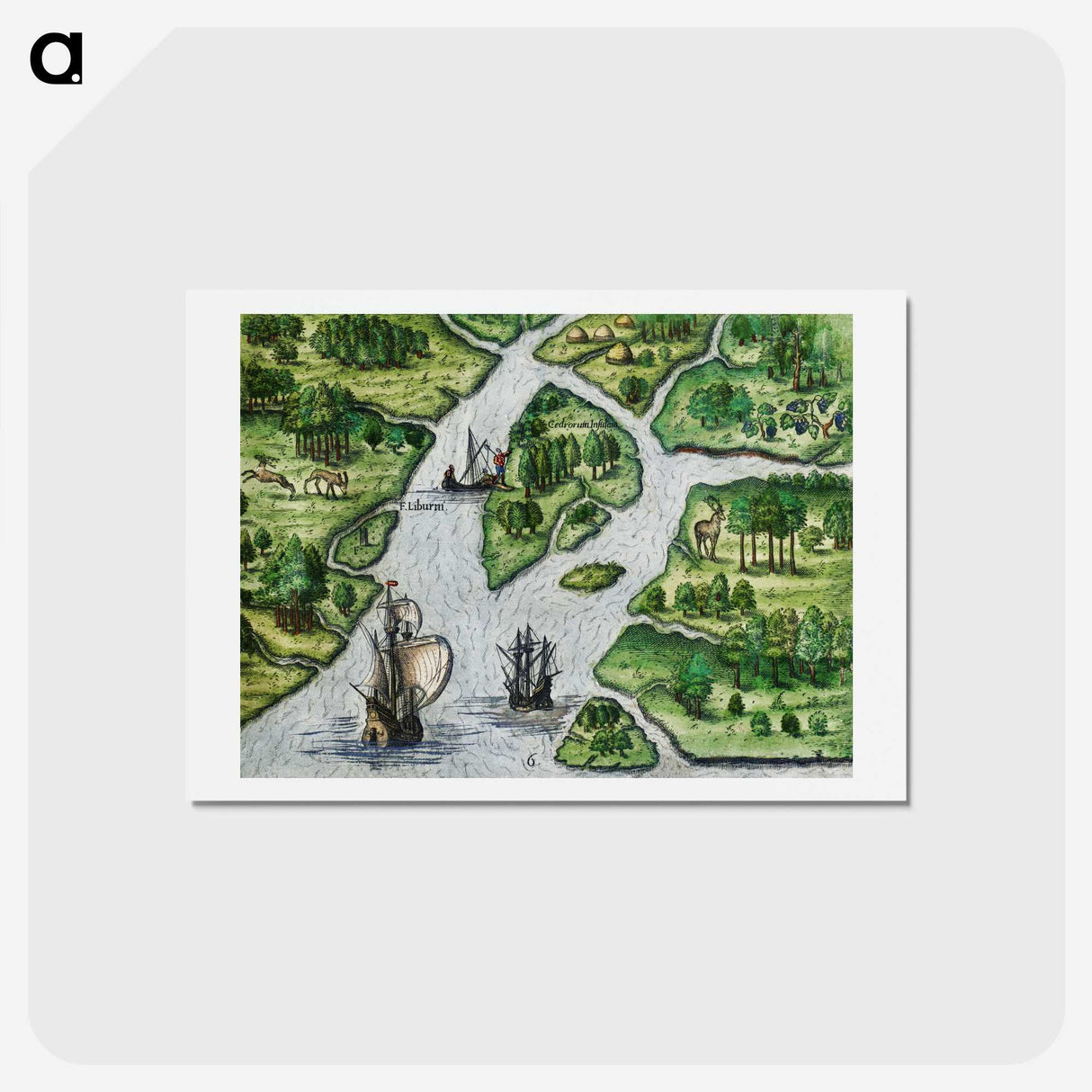 2-72_Antique-Maps_hagaki