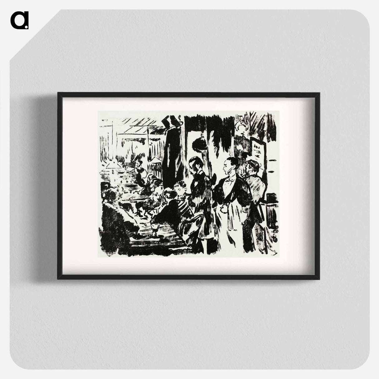アートポスター-At the Café - エドゥアール マネ Poster.