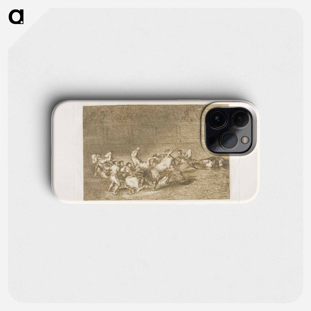The Art of Bullfighting - フランシスコ デ ゴヤ Phone Case.