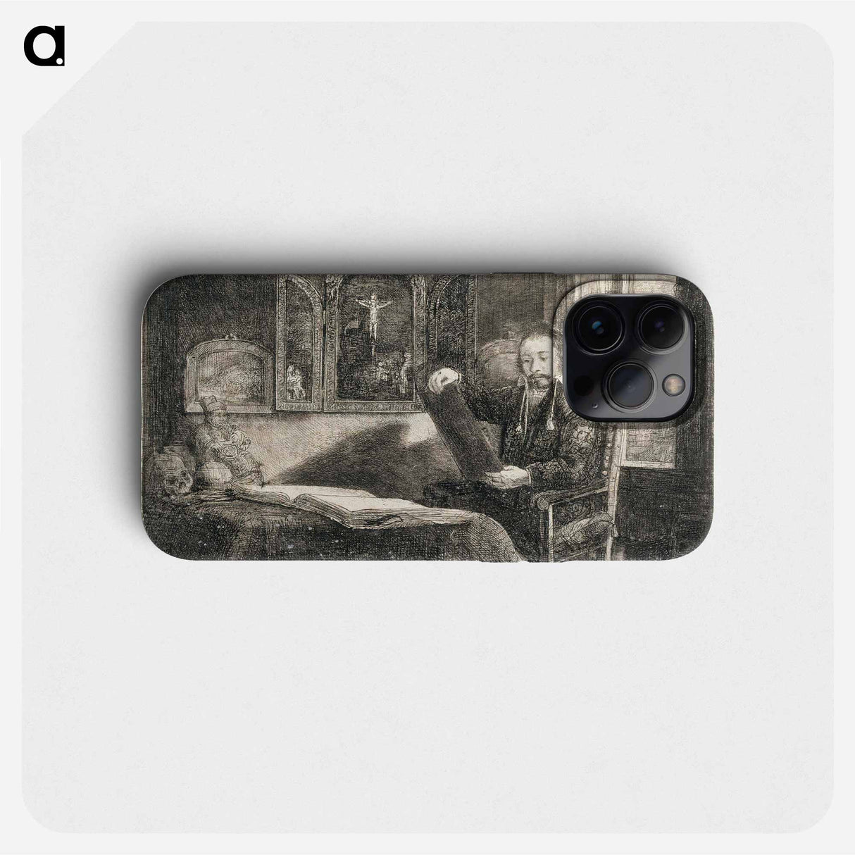 薬剤師アブラハム・フランセン - レンブラント ファン レイン Phone Case.