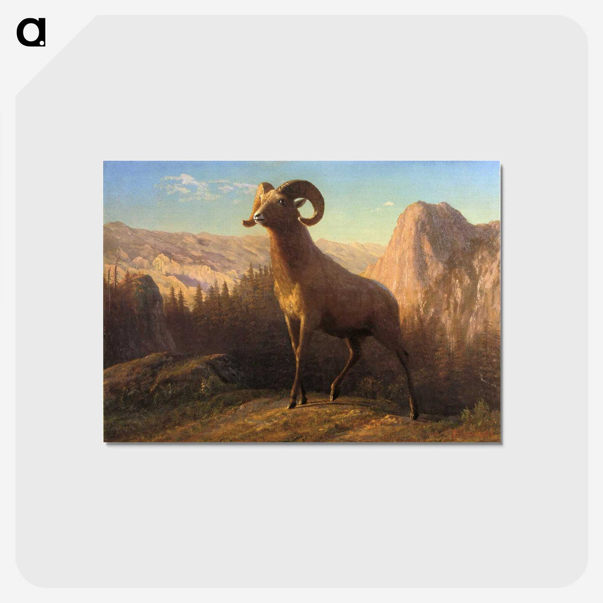 2-73_Albert-Bierstadt_postcard