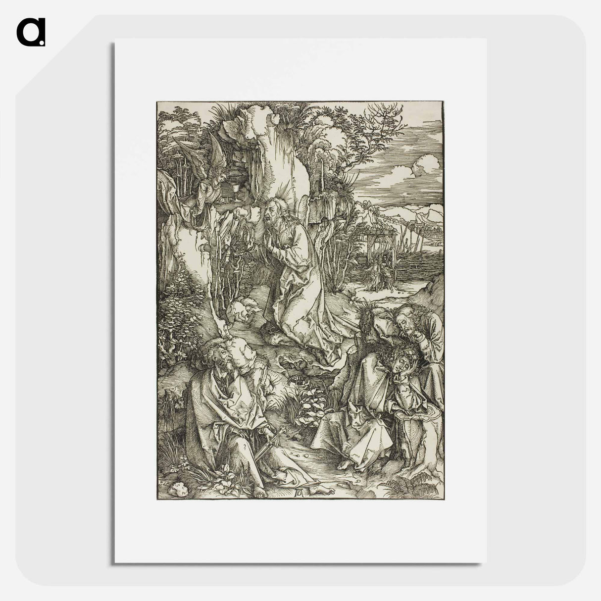 Agony in the Garden - アルブレヒト デューラー Poster.