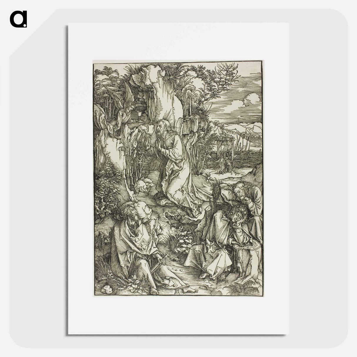 Agony in the Garden - アルブレヒト デューラー Poster.