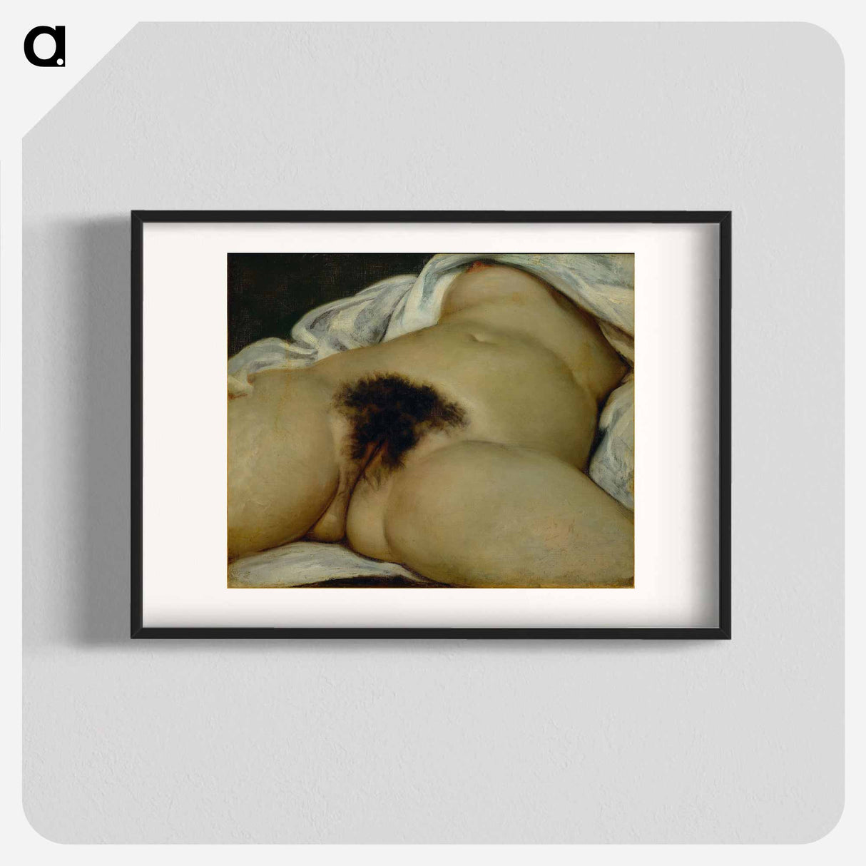 The Origin of the World - ギュスターヴ クールベ Poster.