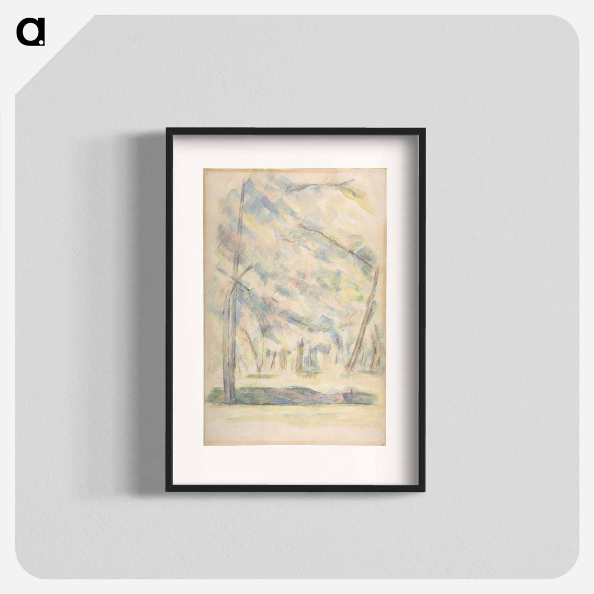 アートポスター-Landscape - ポール セザンヌ Poster.