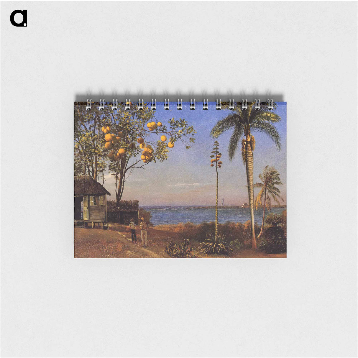 アートメモ帳-A View in the Bahamas - アルバート ビアスタット Memo.
