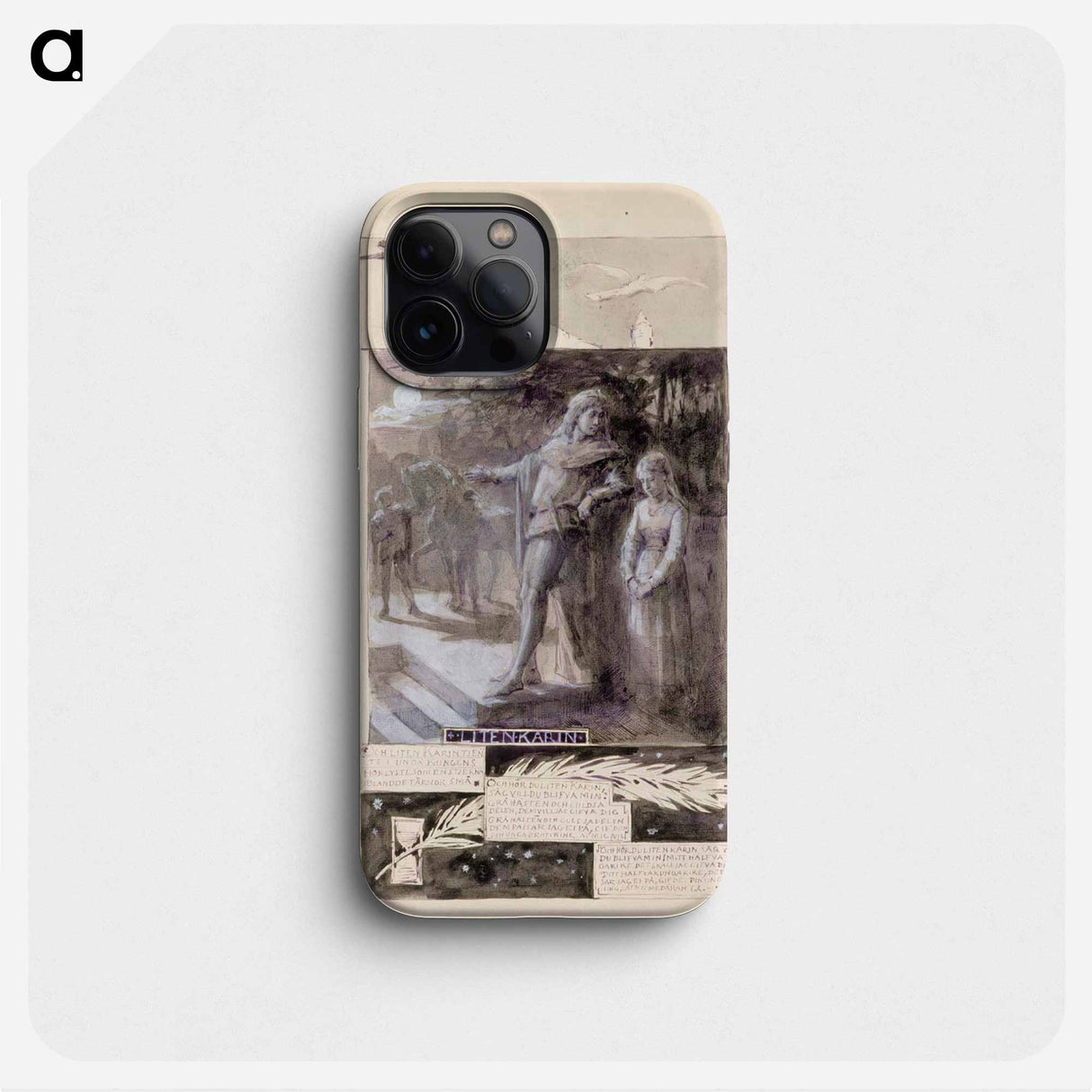 Illustration of the little karin - アルバート エーデルフェルト Phone Case.