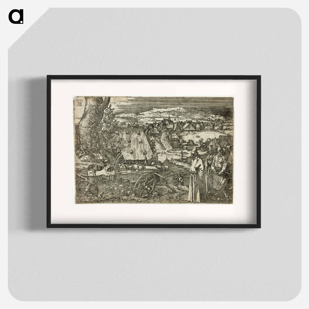 Landscape with Cannon - アルブレヒト デューラー Poster.