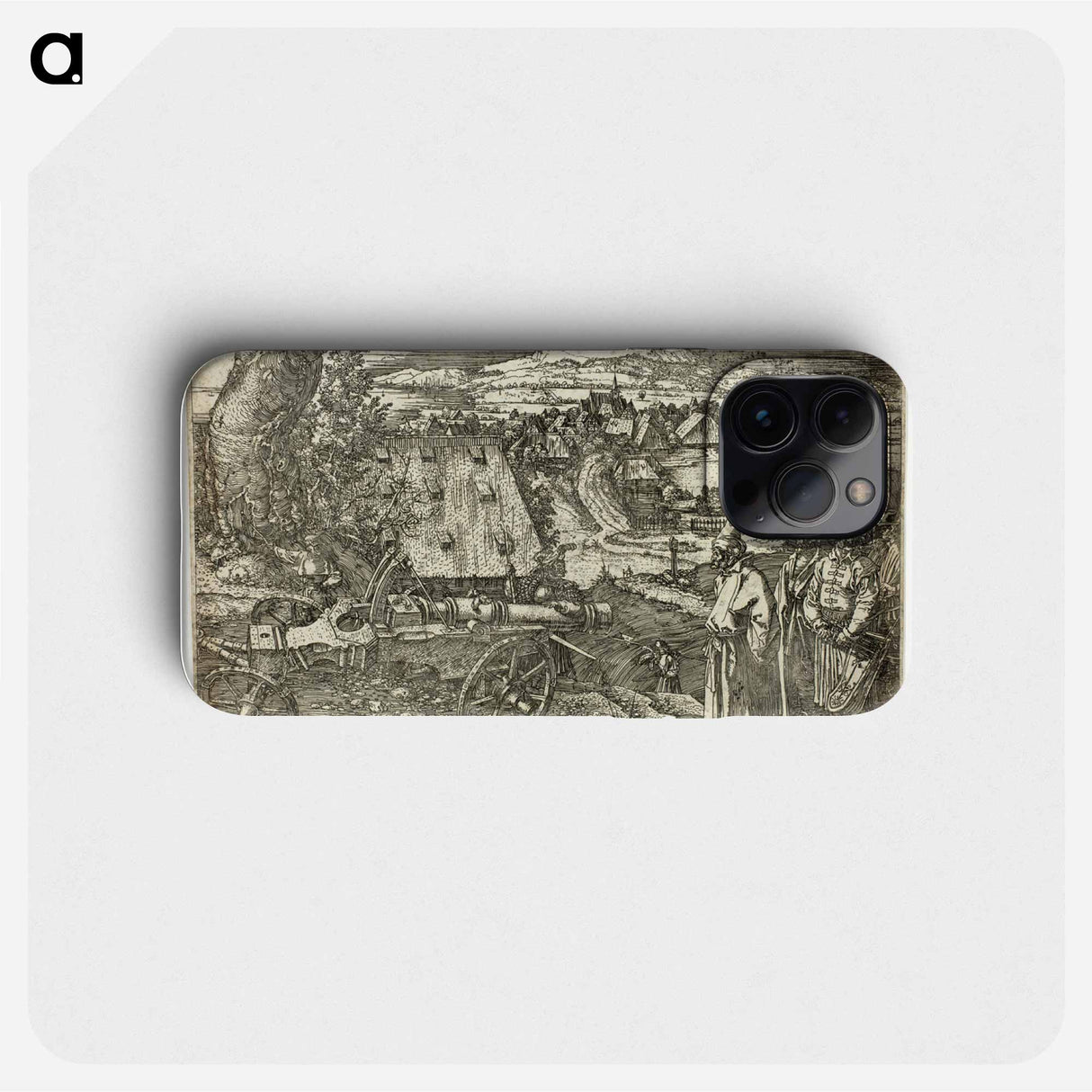 Landscape with Cannon - アルブレヒト デューラー Phone Case.