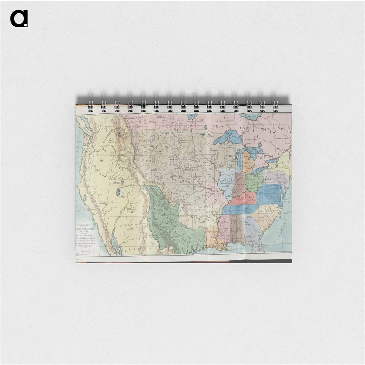 Illustrations of the manners, customs, and condition of the North American Indians - アンティーク地図 Memo.