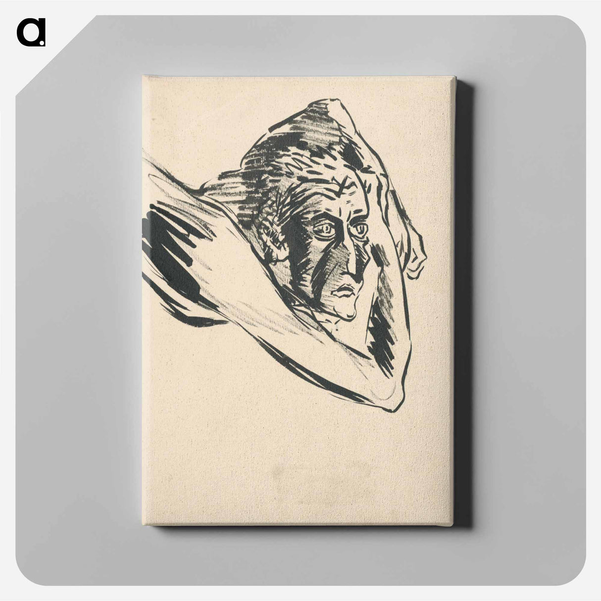 Lost in thought - アーノルド ピーター ワイズ クビンチャン Canvas.