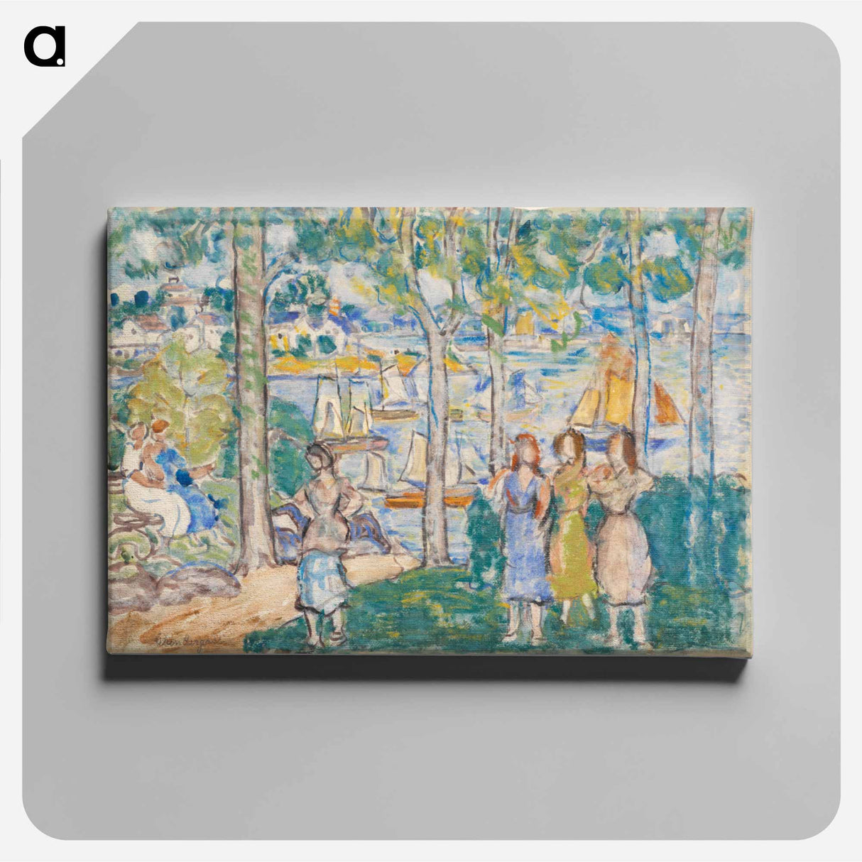 アートパネル-Trees, Houses, People
- バーンズ・コレクション Canvas.