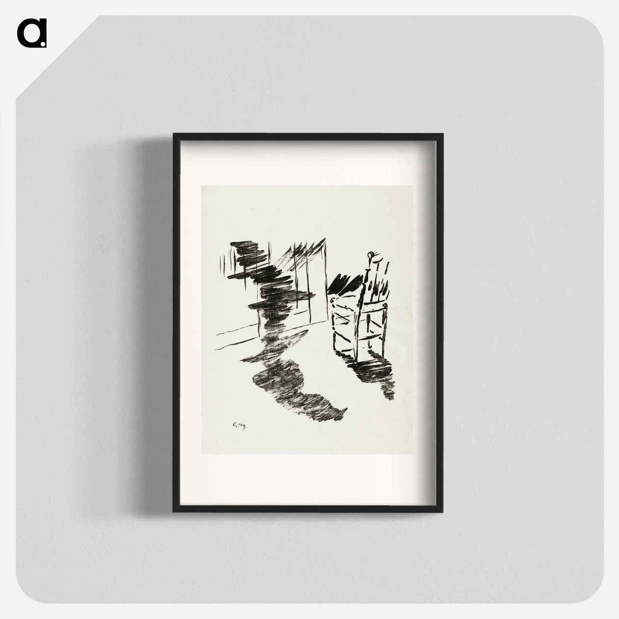 The Chair - エドゥアール マネ Poster.