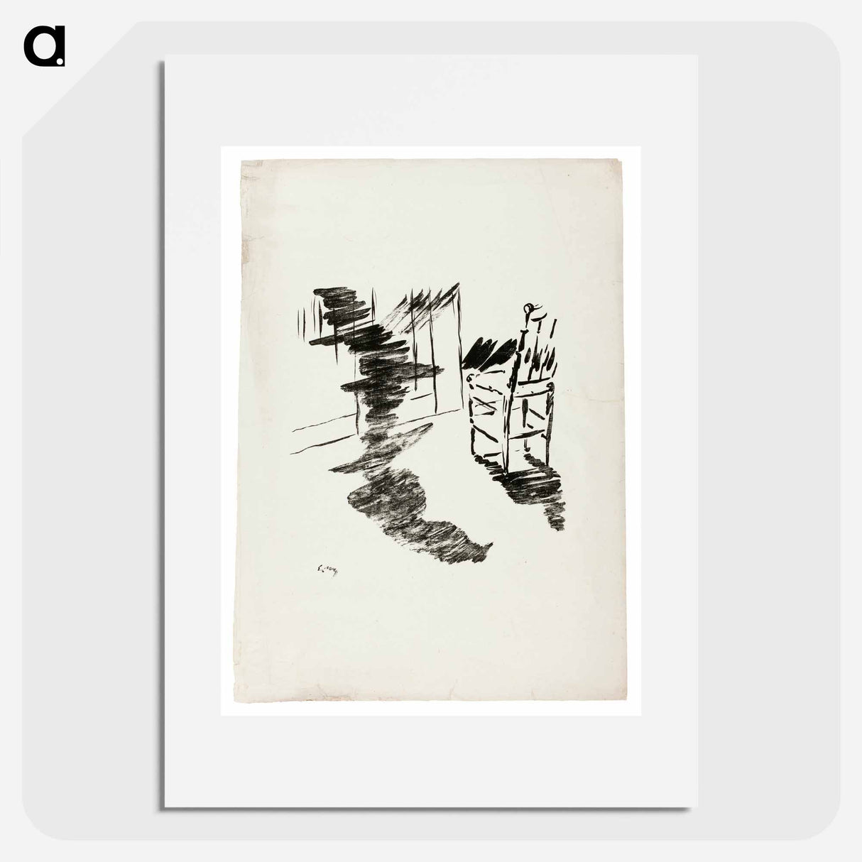 The Chair - エドゥアール マネ Poster.
