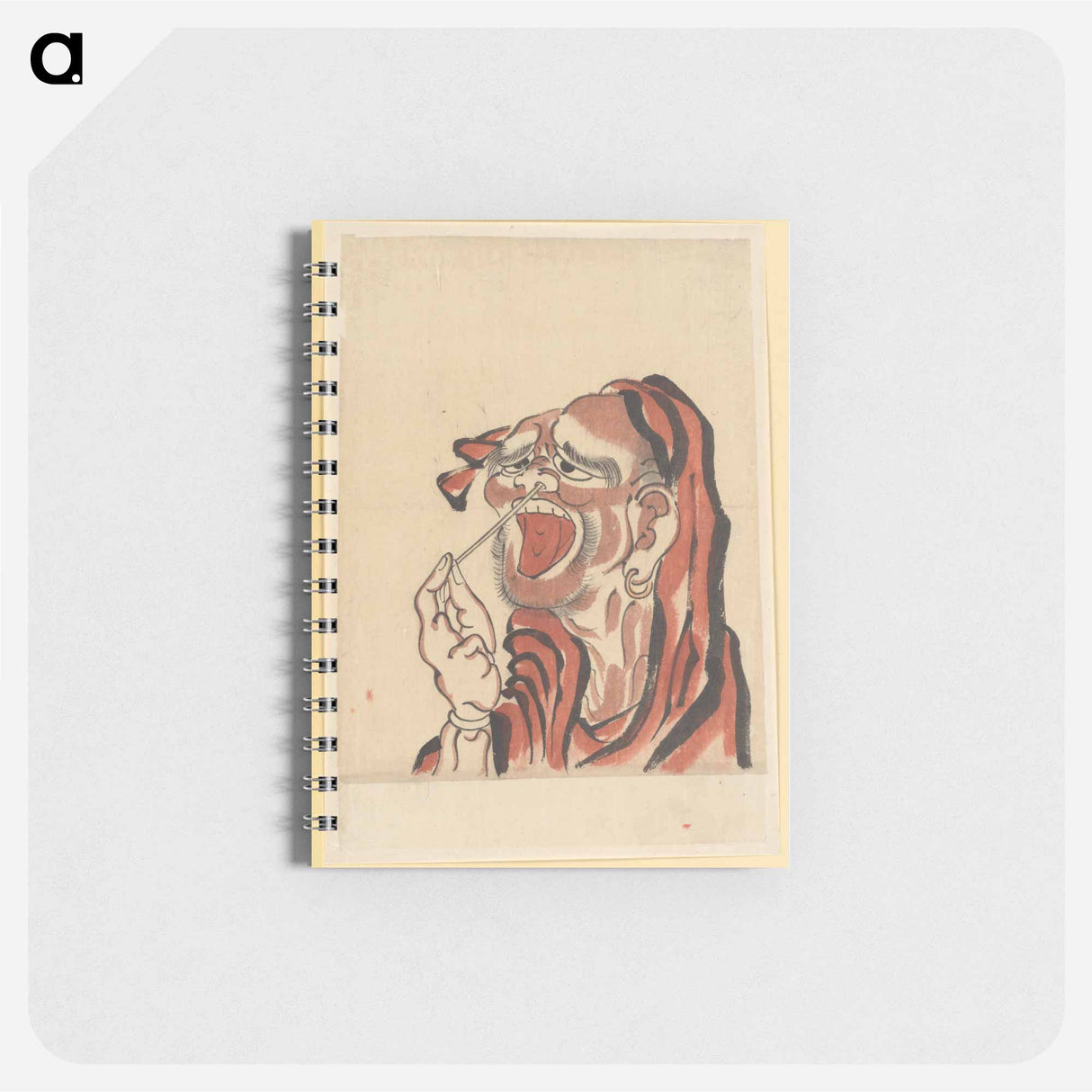 Daruma (Buddhist Saint) - 葛飾 北斎 Memo.