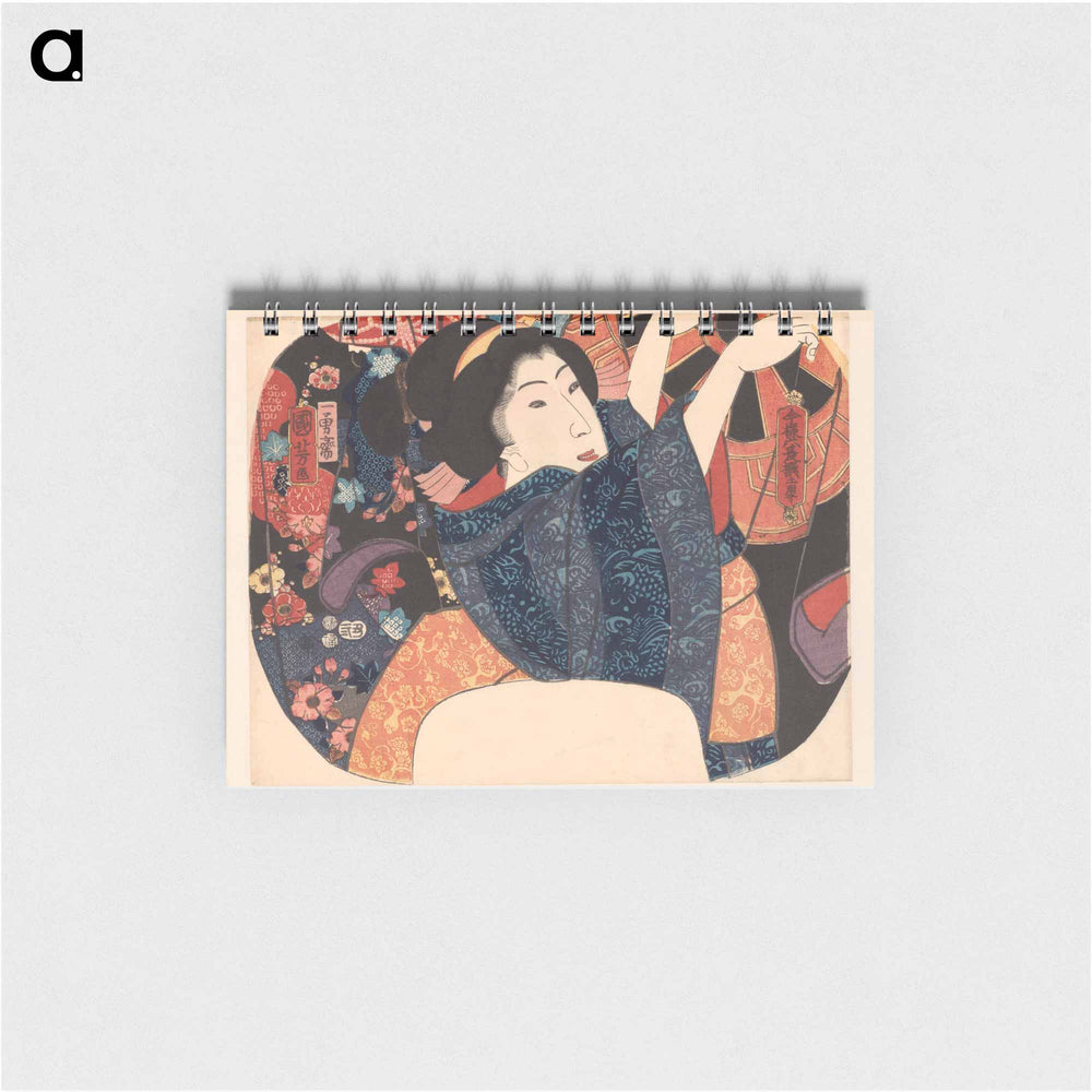 Summer airing of clothes - 歌川 国芳 Memo.