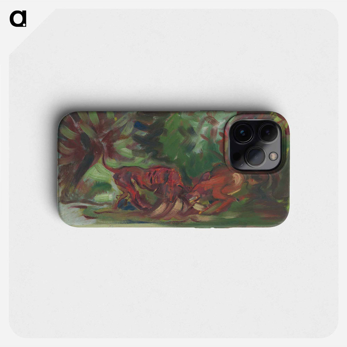 Dogs fighting - アーノルド ピーター ワイズ クビンチャン Phone Case.