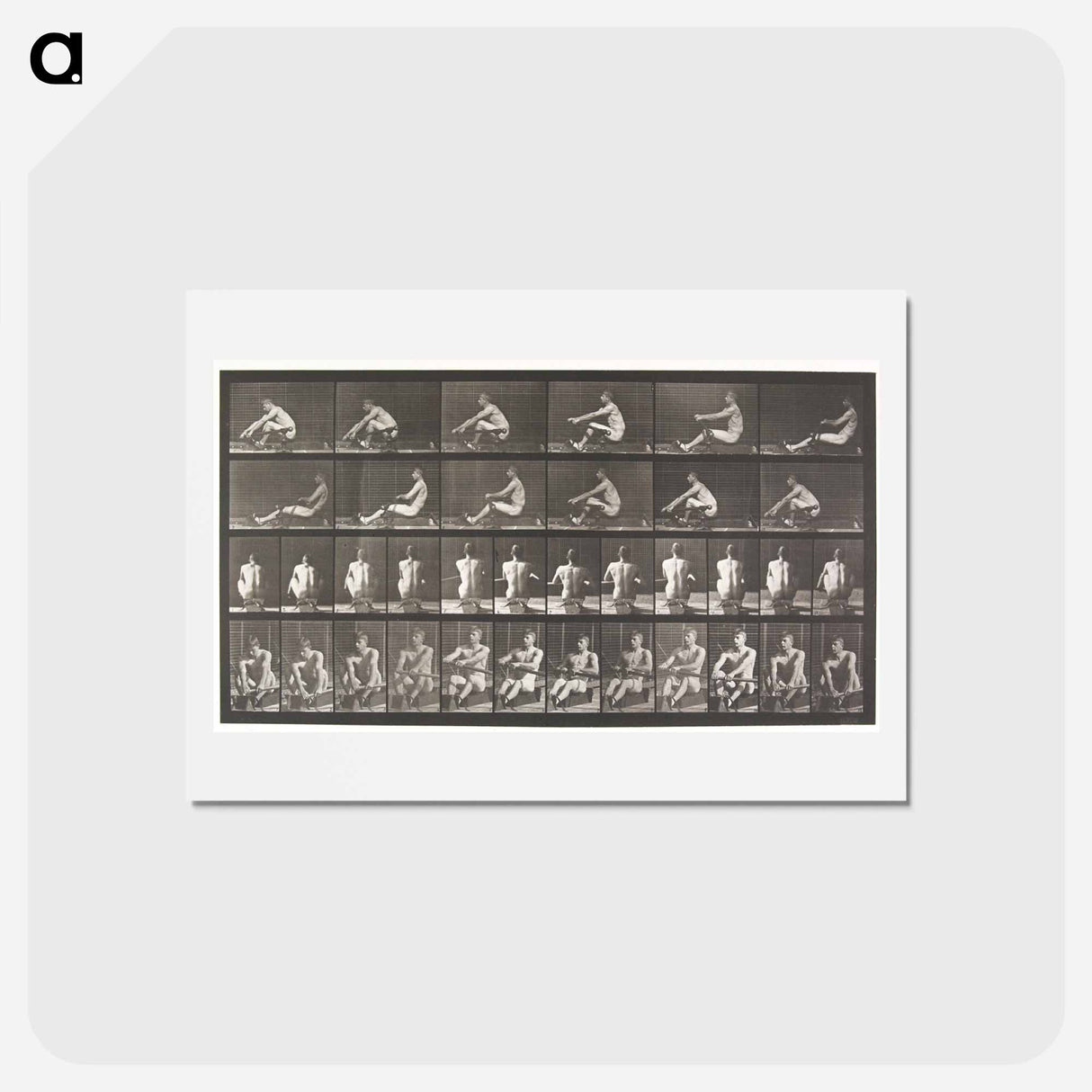 アートポストカード-Rowing
- エドワード マイブリッジ Postcard.