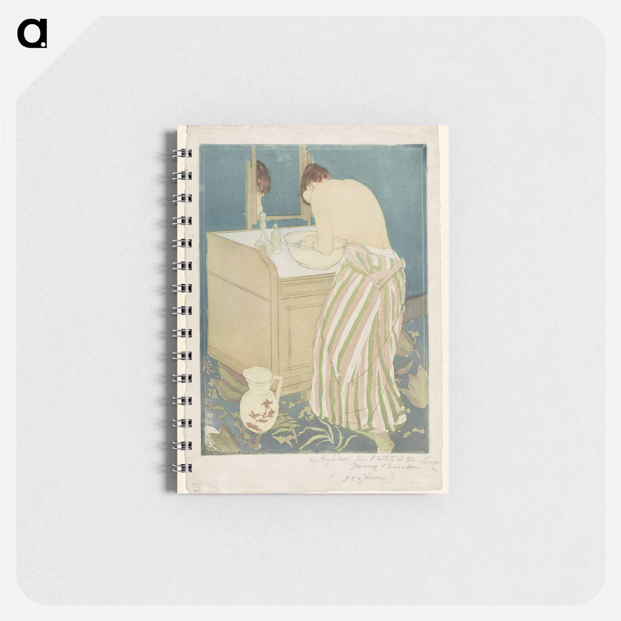 Woman bathing - メアリー カサット Memo.