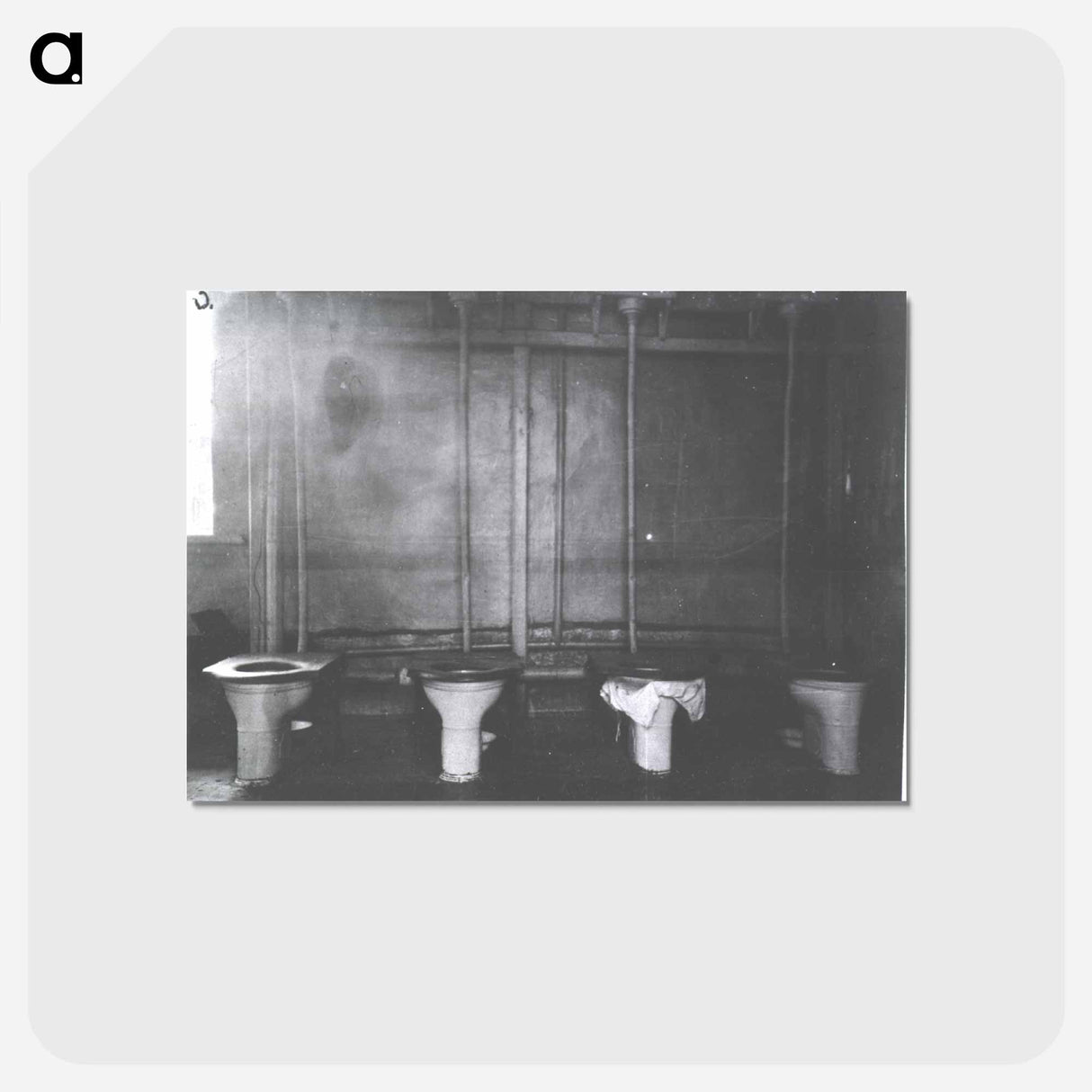 アートポストカード-Water Closet at Military Hospital No. 1, Harbin
- 国立医学図書館 Postcard.