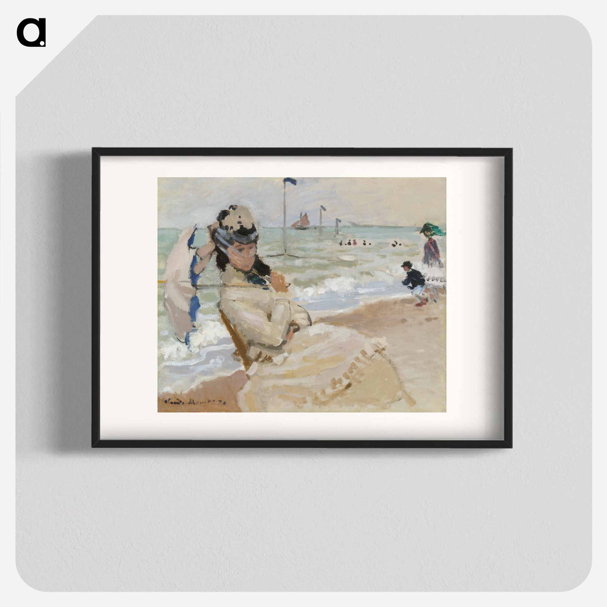 アートポスター-Camille on the Beach in Trouville
- イェール大学アートギャラリー Poster.