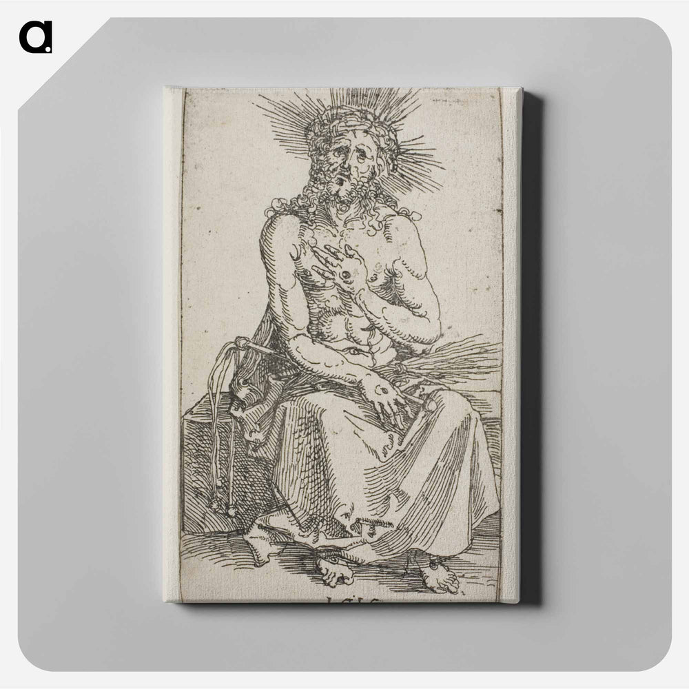 Man of Sorrows, Seated - アルブレヒト デューラー Canvas.