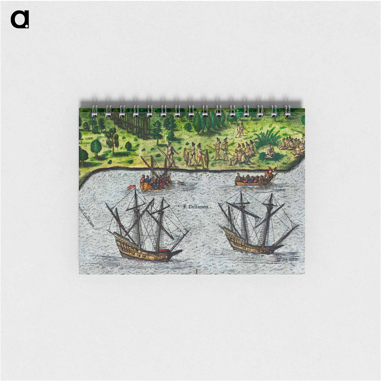 Promontory of Florida at which the French touched, named by them the French Promontory - アンティーク地図 Memo.