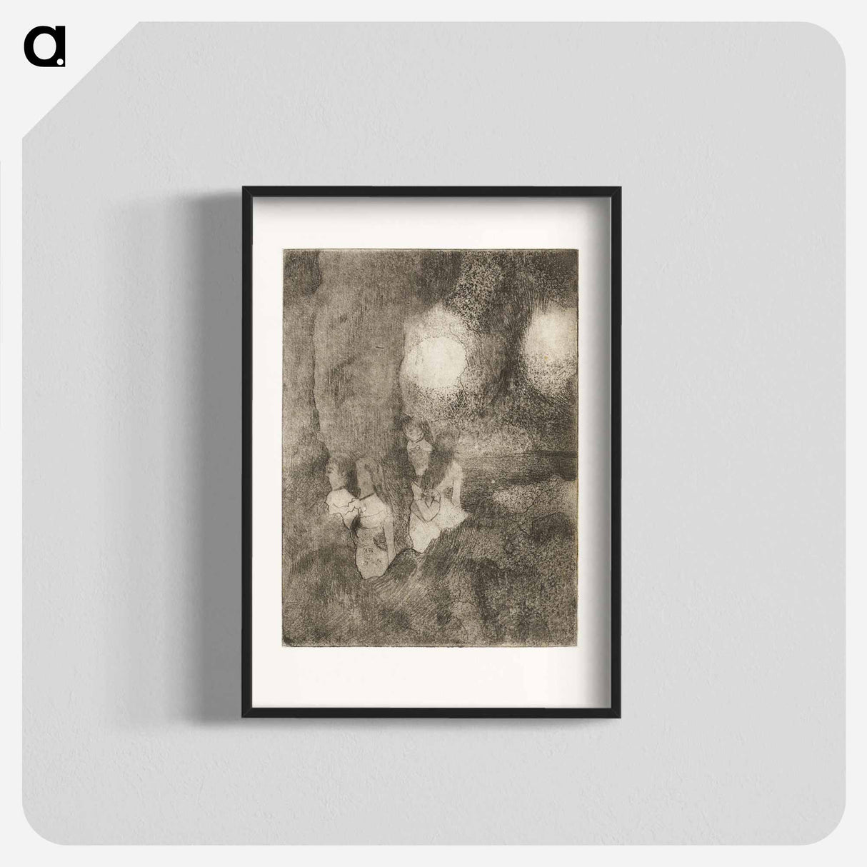 アートポスター-Dancers in the Wings - エドガー ドガ Poster.