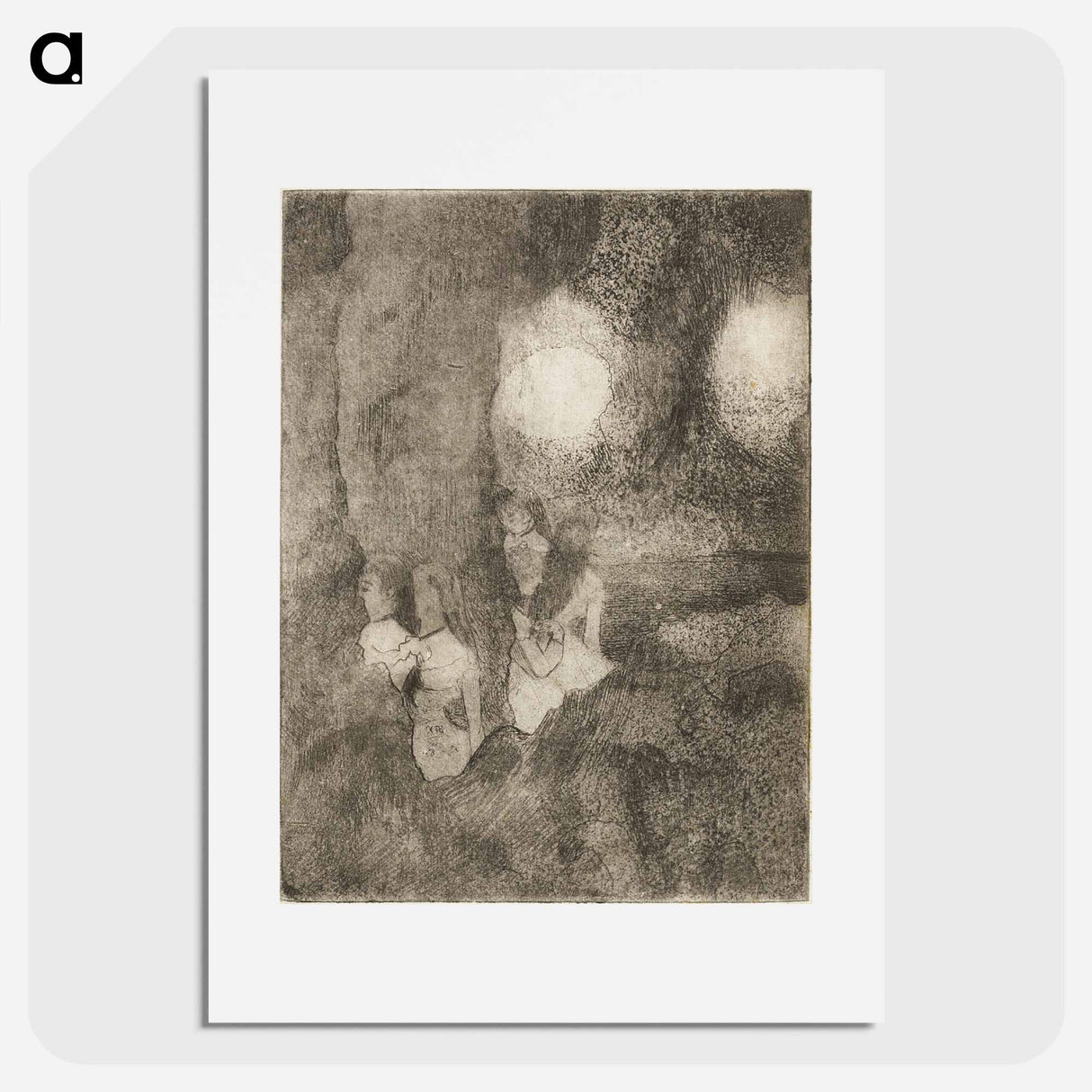 アートポスター-Dancers in the Wings - エドガー ドガ Poster.