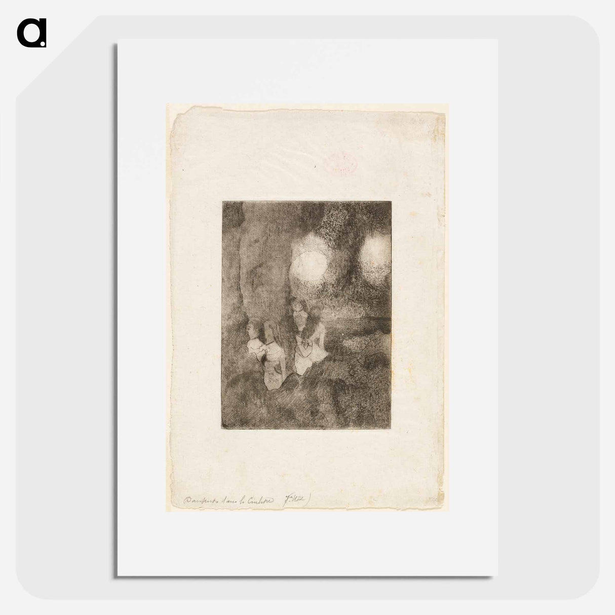 Dancers in the Wings - Edgar Degas Poster.