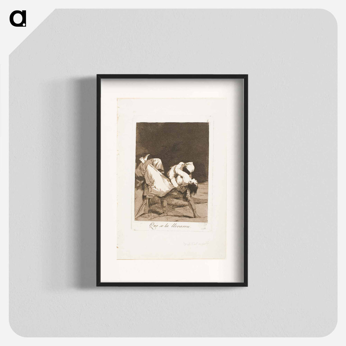 They Carried Her Off! - Francisco de Goya Poster.