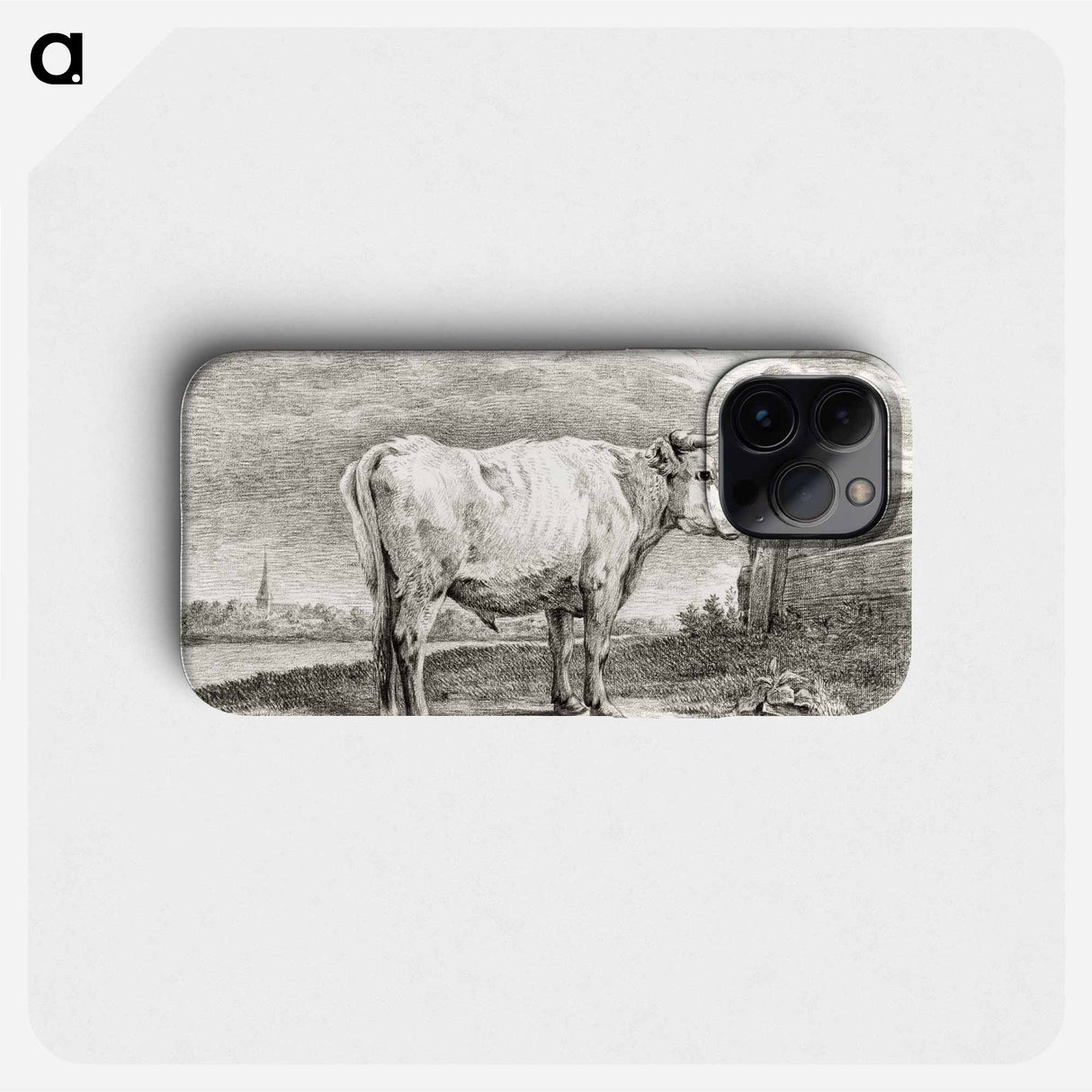 Standing bull - ジャン ベルナール Phone Case.