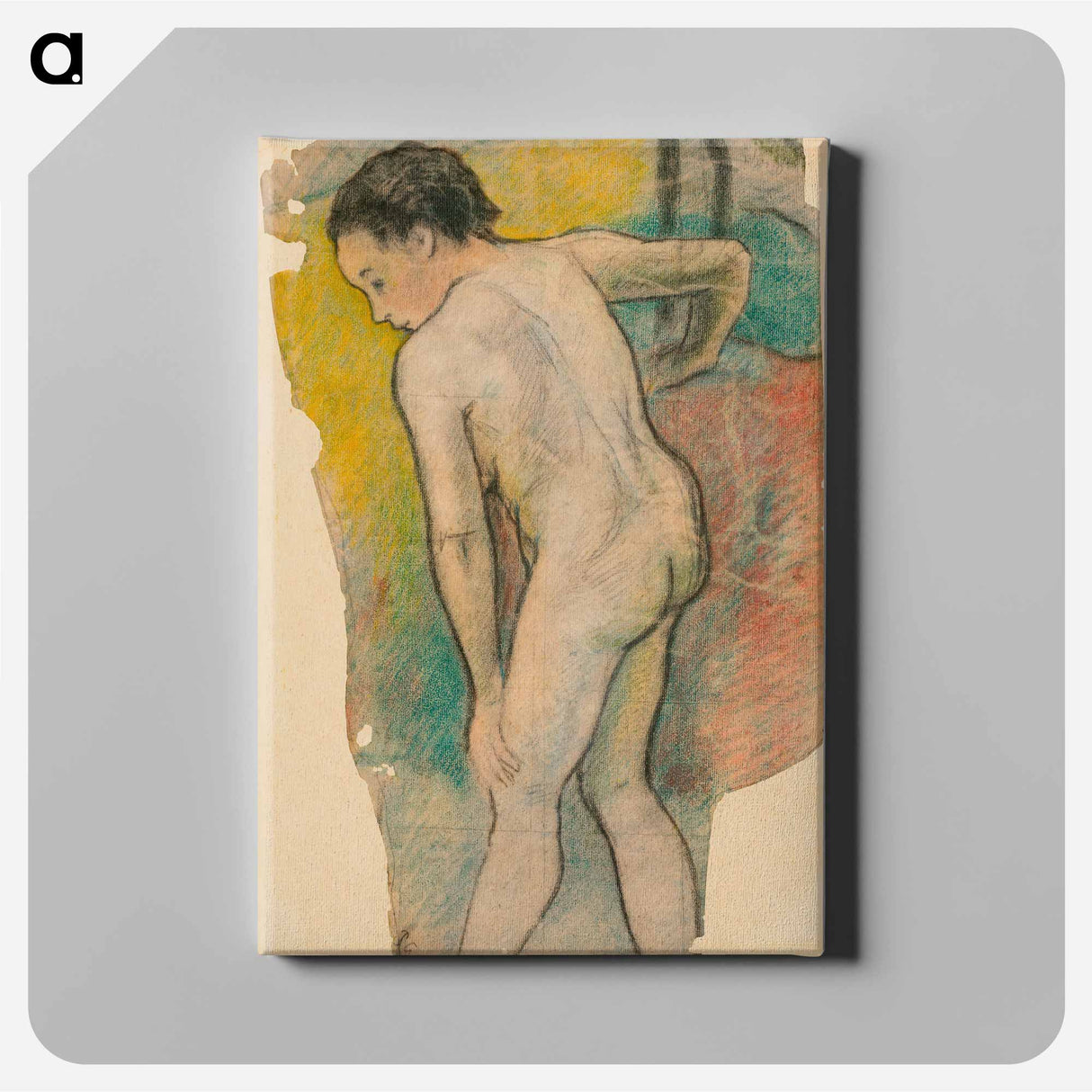 Breton Bather - ポール ゴーギャン Canvas.