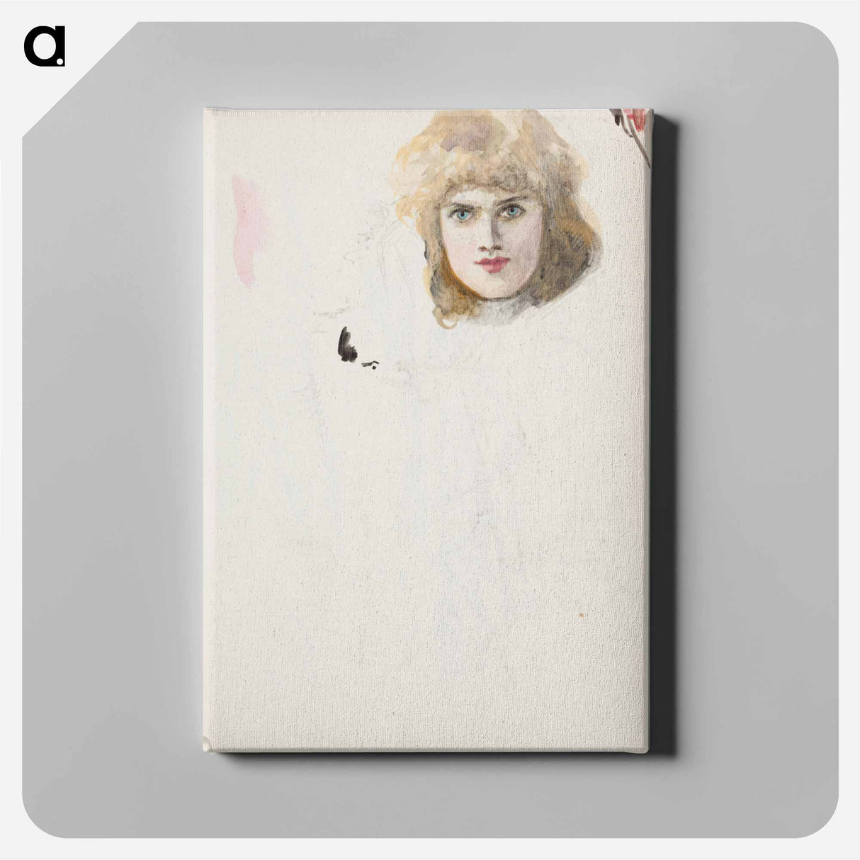 (unknown) part of a sketchbook - アルバート エーデルフェルト Canvas.