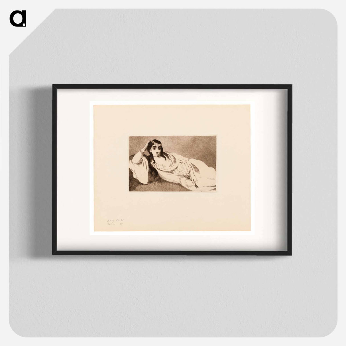 Odalisque - Edouard Manet Poster.