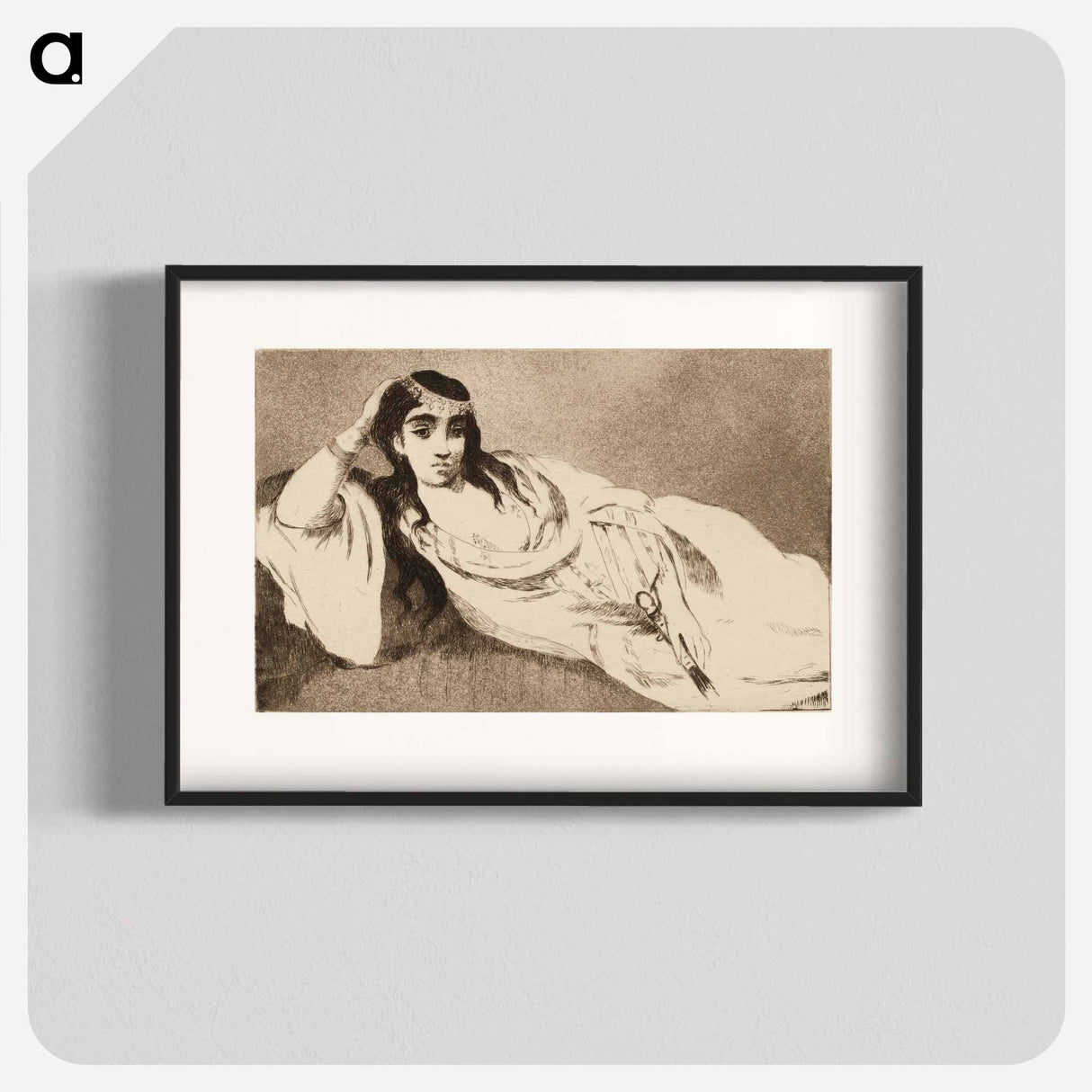 アートポスター-Odalisque - エドゥアール マネ Poster.