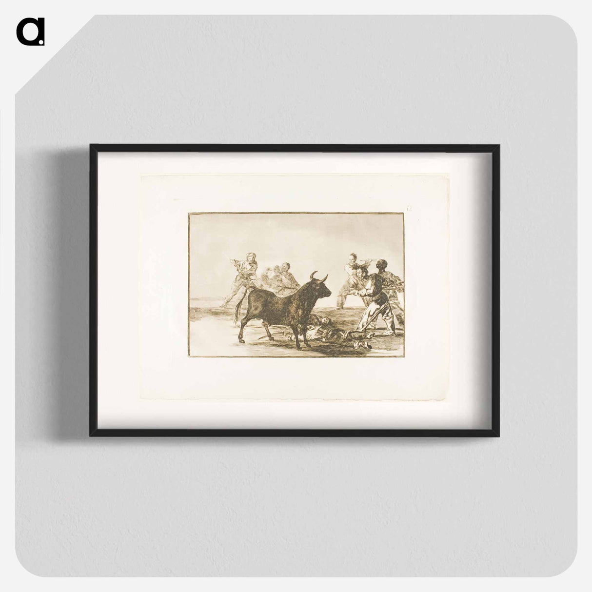 The Art of Bullfighting - Francisco de Goya Poster.