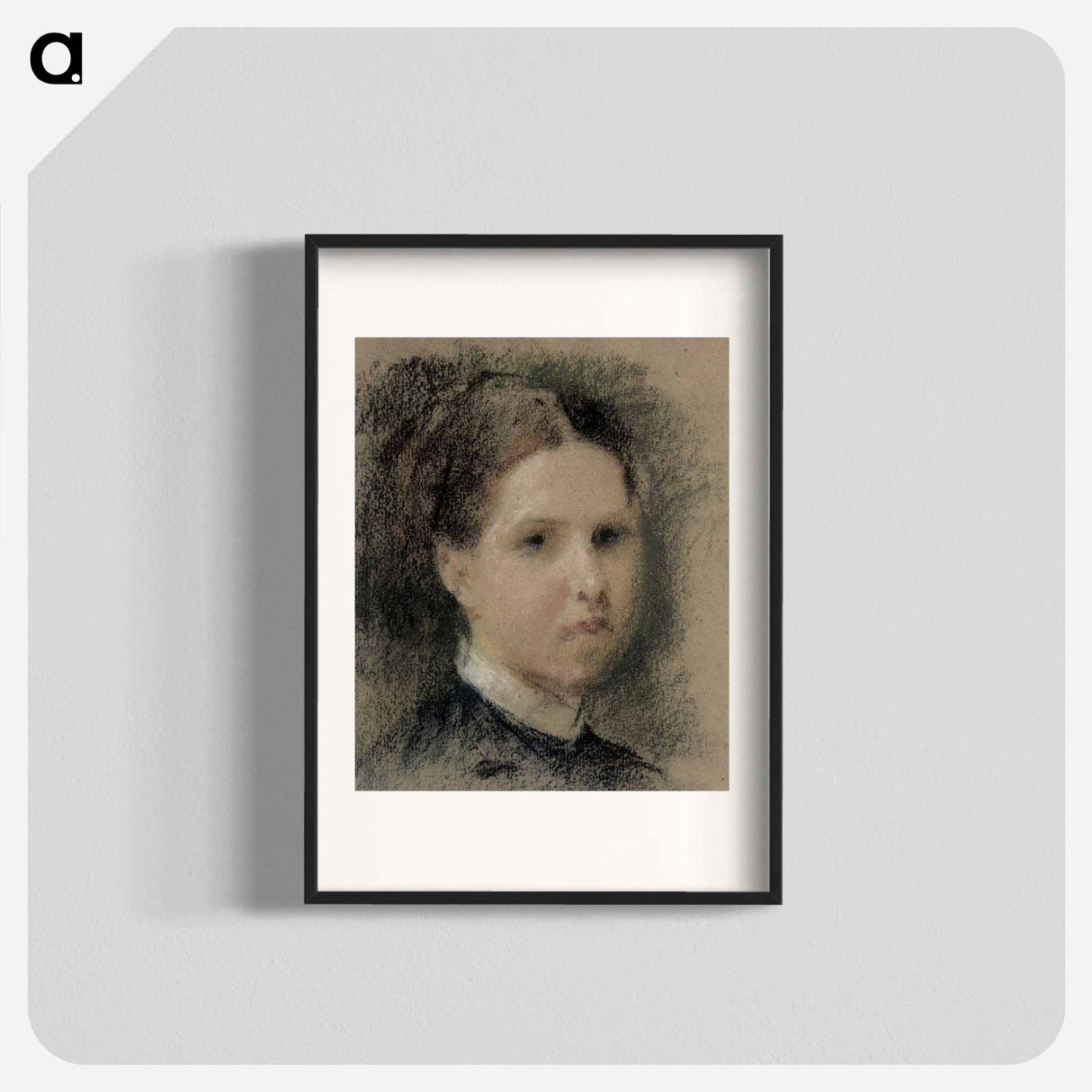 Portrait of Annie Edelfelt - アルバート エーデルフェルト Poster.