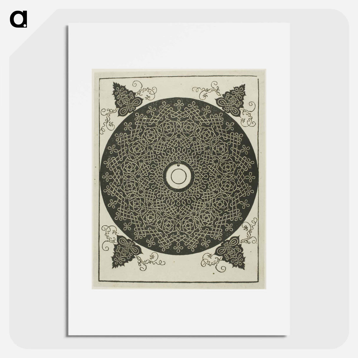 The Third Knot - アルブレヒト デューラー Poster.