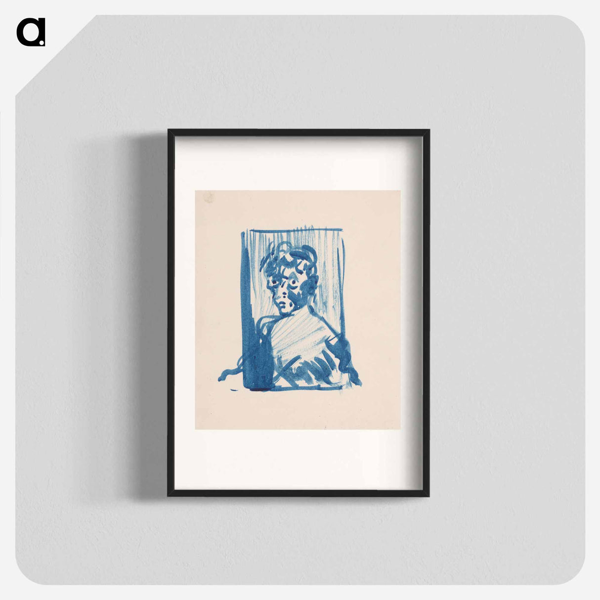 Portrait of a man - アーノルド ピーター ワイズ クビンチャン Poster.