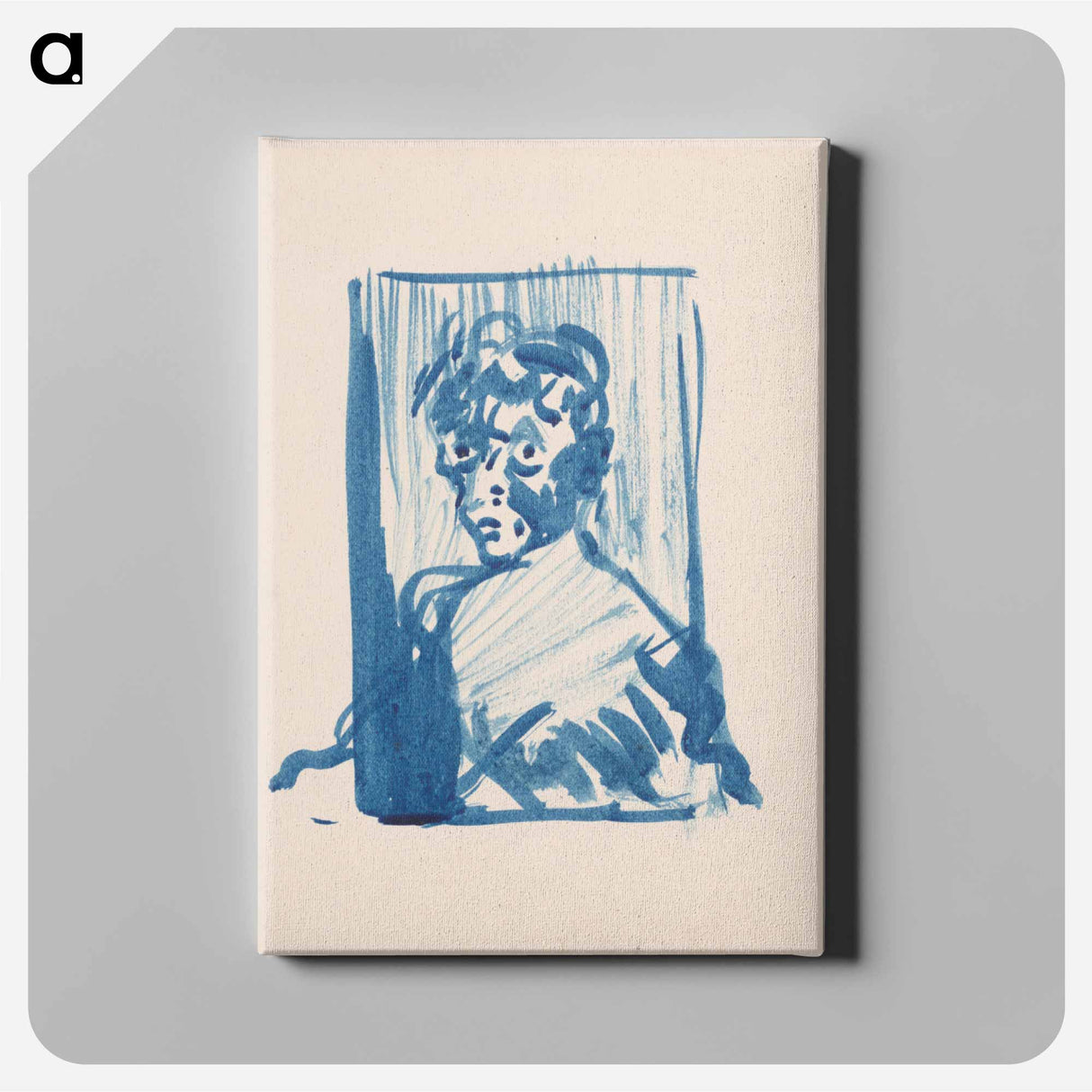 Portrait of a man - アーノルド ピーター ワイズ クビンチャン Canvas.