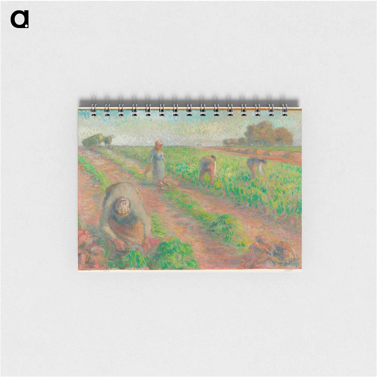 The Beet Harvest - カミーユ ピサロ Memo.