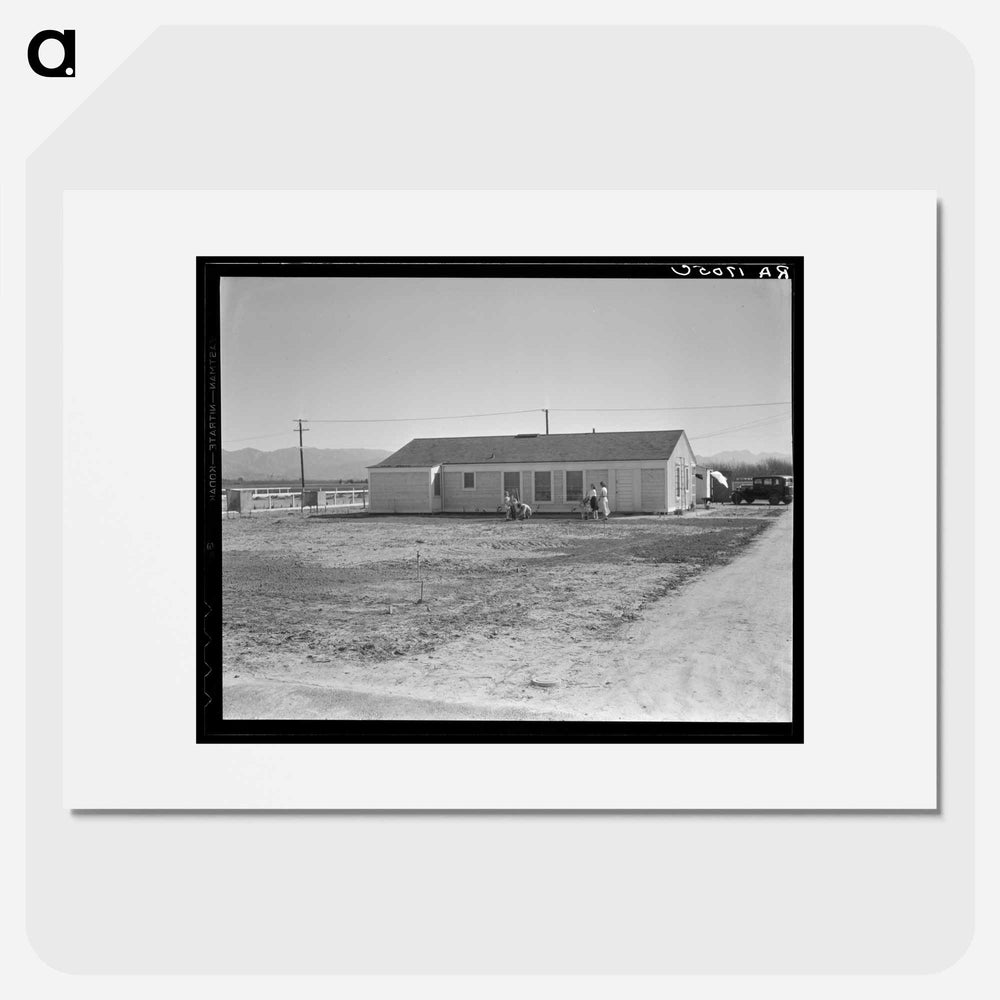 San Fernando federal subsistence homesteads - Dorothea Lange Poster.