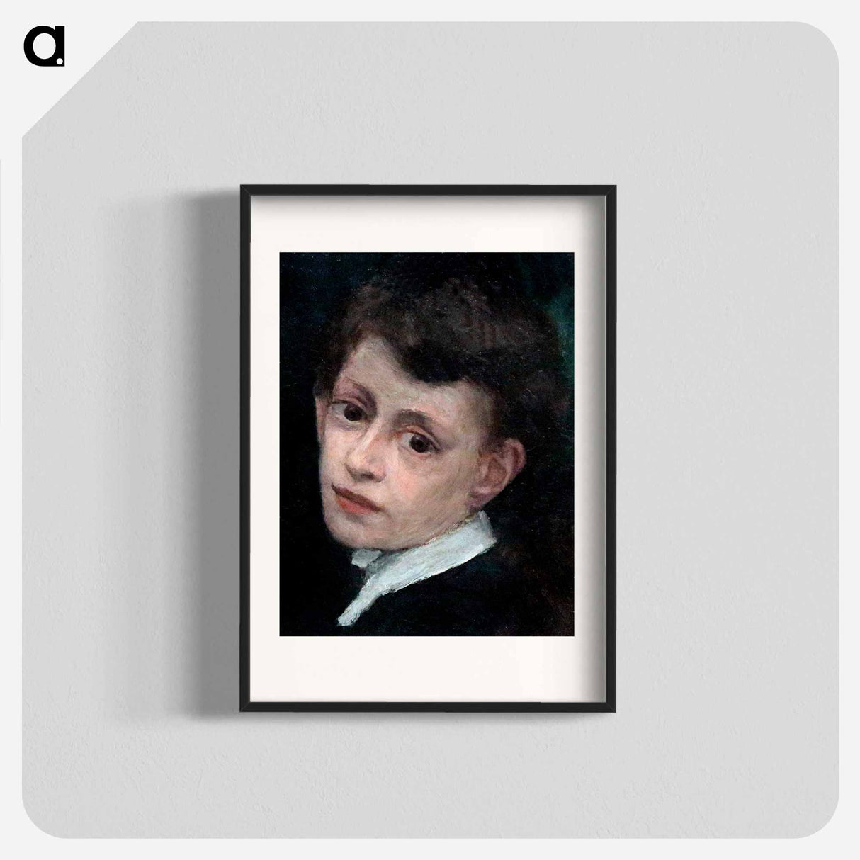 Brother of Marie Le Cœur - Pierre-Auguste Renoir Poster.