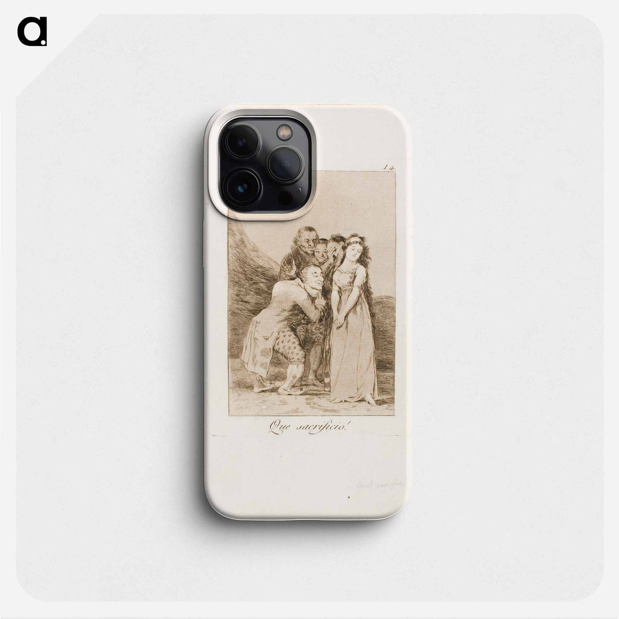 What a Sacrifice! - Francisco de Goya Phone Case.