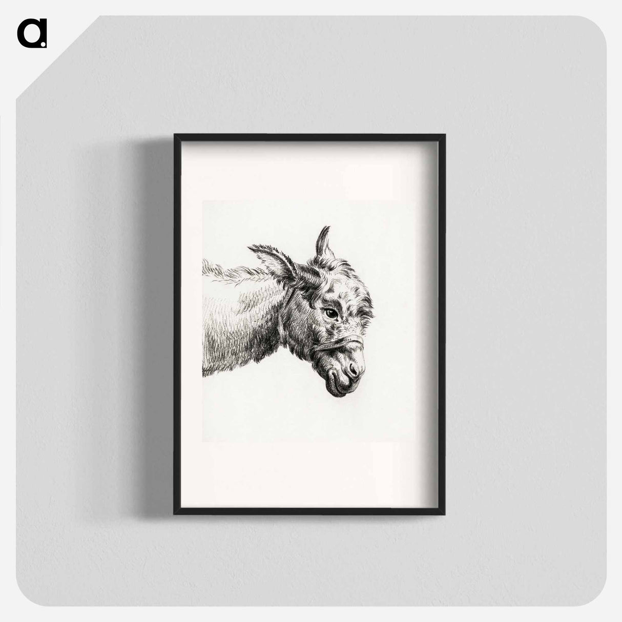 Head of a donkey - ジャン ベルナール Poster.